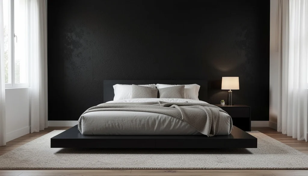 Black Accent Wall Bedroom Black Accent Wall Bedroom