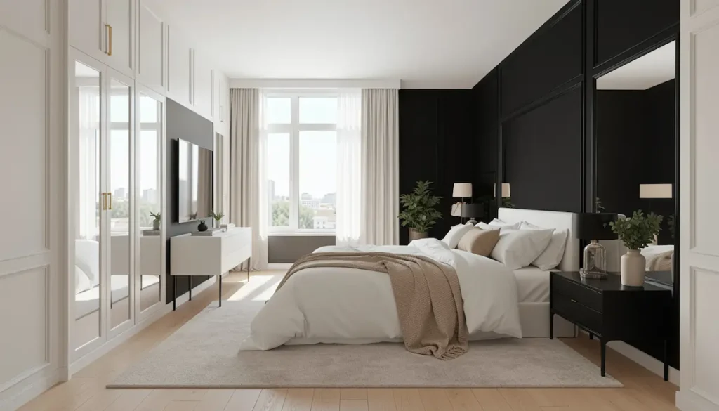 Black Accent Wall Bedroom 2 Black Accent Wall Bedroom